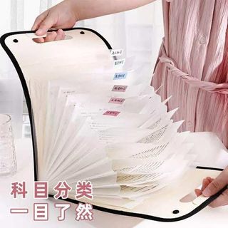 Cặp đựng tài liệu nhiều ngăn hình dễ thương – Túi hồ sơ xách tay nhiều ngăn khổ A4