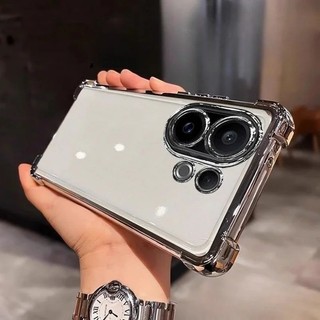 Ốp Điện Thoại Chống Sốc Trong Suốt Cho Vivo V60 V50 V40 Lite V40 V30 Pro Y400 Y200 Y39 Y29 Y19S Y04 Y28S Y28 Y18S Y18E Mềm Trong Suốt Bốn Góc Chống Rơi