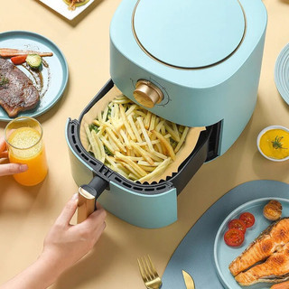 [Hình vuông] Set 50 Giấy nến vuông dùng cho nồi chiên không dầu