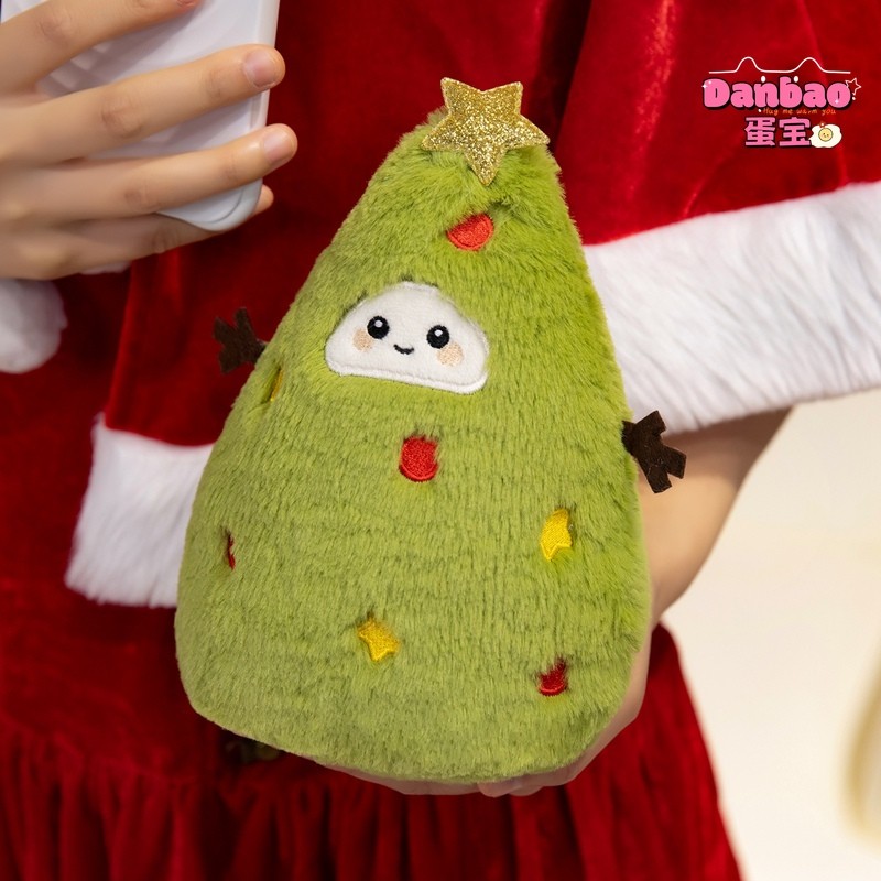 ((DANBAO) Kích thước nhỏ Giáng sinh Bạn bè Đồ chơi sang trọng Búp bê cây thông Noel dễ thương Santa Nai sừng tấm Người tuyết Chất liệu Quà tặng mềm cho bạn bè Quà tặng Giáng sinh Đồ chơi DANBAO