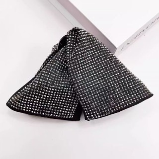 Kẹp tóc CLEARLINE hình tam giác vải đính, thiết kế cá mập, phụ kiện tóc đa năng