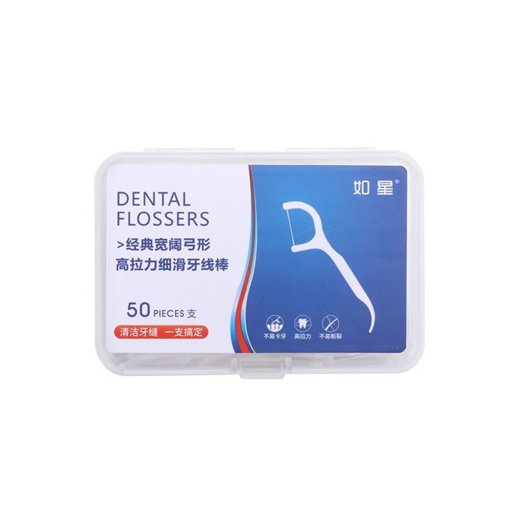 Combo 3 Hộp Tăm Chỉ Nha Khoa 300 Cây Vệ Sinh Răng Miệng Làm Sạch Kẽ Răng Hiệu Quả