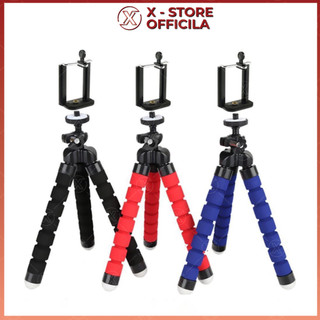 Giá đỡ điện thoại tripod mini, chân đỡ 3 chân gấp gọn, kẹp điện thoại để bàn, xoay 360 độ - GDDT3C