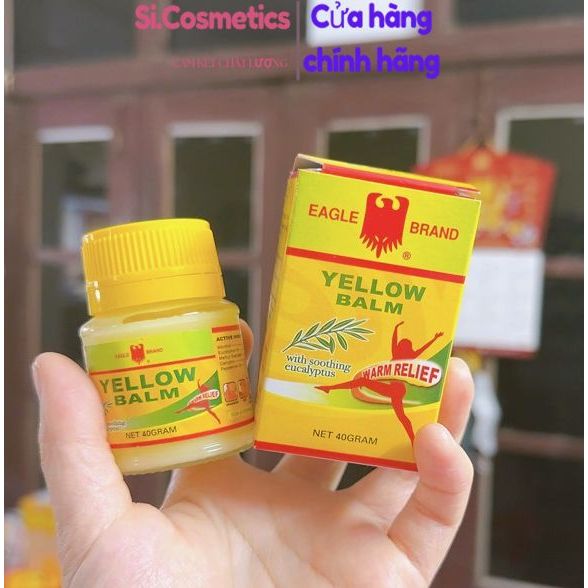 Dầu cù là Con Ó Yellow Balm - Eagle Brand 40g