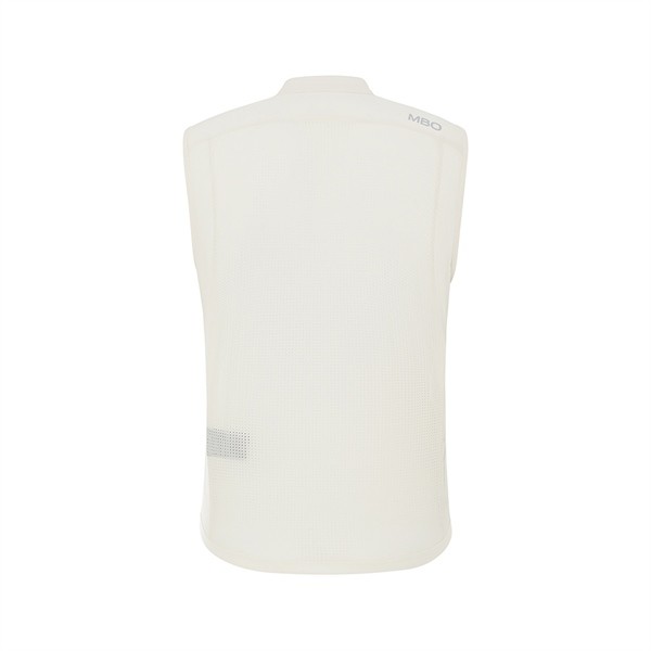 V121 - Áo Gió Ba Lỗ MBO Nam Cream White, Áo Khoác Đạp Xe, Áo Đạp Xe Thu Đông, Áo Khoác Giữ Nhiệt