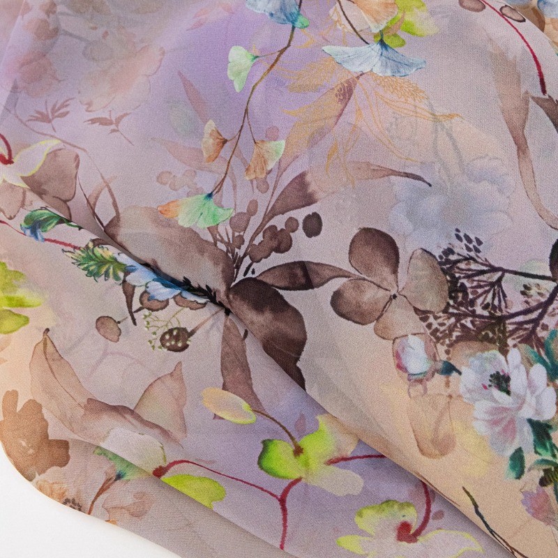 Georgette Voan Khăn Vải Mỏng Khăn Lụa Cổ Trang Phục Hanfu Mùa Hè Đi Biển Váy Vải 50x150cm