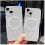 Ốp lưng điện thoại từ tính Cho Iphone 7 xs xr 11 12 13 14 15 16 Pro Max Plus Vỏ Cứng Chống Sốc Trong Suố