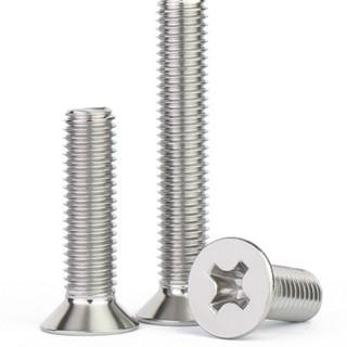 Ốc Vít Đầu Dẹt inox 316 /Ốc vít đầu pake dẹp mỏng phẳng Chuyên Dụng KM Vít M4 / M5 / M6 / M8 * L6-100mm [JYD-ZZ-Z]