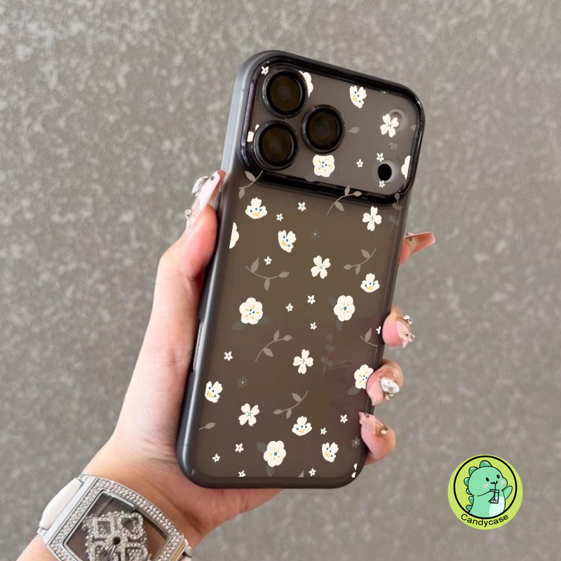 Ốp Điện Thoại Hoa Thanh Lịch Có Ống Kính Kính Cho Redmi K80 K70 K70E K60 K50 K50i K40 Gaming K40s K30 Ultra K30i K20 Pro Plus + 5G 4G Vỏ Chống Sốc Dễ Thương