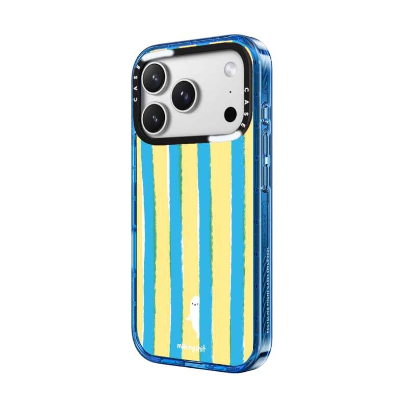 CASECASE X Happy Beach Khăn Sọc Bầu Trời Màu Xanh Trong Suốt Cứng Hút Từ Tính Tác Động Dành Cho Apple IPhone 12 13 14 15 16 17 Pro Max Air Plus Có Hộp