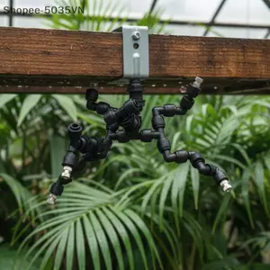 {AKIN} Máy phun sương bò sát có thể điều chỉnh 360 độ Chất liệu ABS bền cho hộp nhân giống thú cưng Chameleon rắn {a}