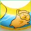 Vòng Bể Bơi Bơm Hơi Chống Rò Rỉ Dễ Thương Capybara Phao Hỗ Trợ Ống Bơi Bơm Hơi Cho Lounging Trò Chơi Bãi Biển sonlekvn