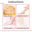 2 Cái Silicone Chăm Sóc Bàn Chân Sos Chống Cuốc Dưỡng Ẩm Gel Sos Craed Da Chết Loại Bỏ Bảo Vệ Giảm Đau Dụng Cụ Làm Móng Chân