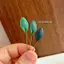 MJnmc Micro Phong Cảnh Nhà Búp Bê Mô Phỏng Cây Lá Xanh Mô Hình Mini Phụ Kiện Cho DIY Vườn Cổ Tích Cảnh Mới