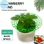Pufangbliss Dâu Tây Hỗ Trợ Chân Lớn Lên Nhựa Chống Thấm Nước Tròn Trồng Ra Cho Bayard Vườn Quả Trồng VN