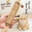 Đồ chơi cho mèo: Cây Catnip + Raffia + Quả bóng bạc hà-Giúp mèo chơi độc lập, giảm căng thẳng, làm sạch răng.