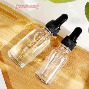 Chai nhỏ giọt có quy mô Thuốc thử Giọt mắt Thủy tinh trong suốt Hương thơm Chai nhỏ giọt Chai có thể nạp lại Du lịch