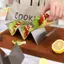 Giá đỡ Taco Pancake Ra Thép không gỉ Tortilla Taco Khay Taco Đĩa Taco Đế trưng bày Thực phẩm Mexico Ra Dụng cụ nhà bếp ELWW