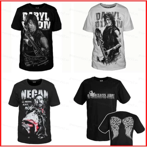 The Walking Dead Áo Thun Nữ Tay Ngắn Cosplay Daryl Dixon Áo Đồ Họa Áo Tee Thời Trang Unisex 3D Áo Sơ Mi Plus Kích Thước