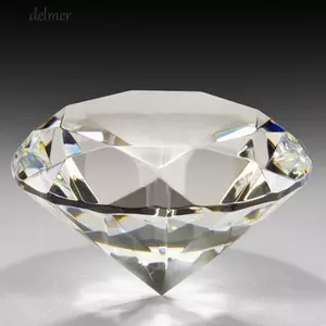 DELMER Thiết kế nghệ thuật kim cương nhân tạo 40mm Trang trí nhà cửa Phong cách mới Thủ công Cắt kính Trọng lượng giấy