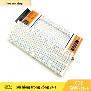 Breadboard 830 Lỗ MB-102 - Dụng Cụ Test Mạch, Lắp Ráp Linh Kiện Điện Tử