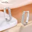 AqToCna Mới Cao Cấp Sense Ins Bông Tai Zirconia Rỗng Hình Học Bông Tai Nữ Tính Thời Trang Đơn Giản Bông Tai Nhỏ Phụ Kiện AqToCna