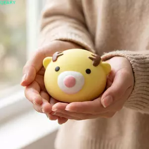 QEARY Đồ chơi hươu phục hồi chậm, Đồ chơi mực bánh mì hươu nhỏ di động mềm mại, Đồ chơi mô phỏng sáng tạo tăng chậm cho trẻ em Đồ chơi thư giãn Pinch cho trẻ em Người lớn