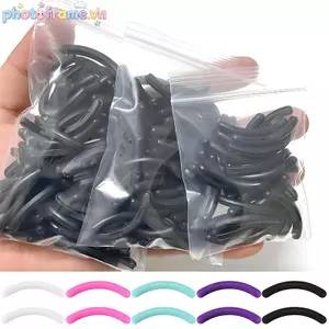 Photoframe 24 / 60 / 100 Chiếc Máy Uốn Mi Thay Thế Miếng Lót Co Giãn Mạnh Không Dễ Phá Vỡ Thay Thế Dải Cao Su Trang Điểm Dụng Cụ Tạo Kiểu Tóc VN