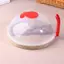 Khung ảnh Lò vi sóng Splash Cover Chịu nhiệt độ cao Nắp bảo vệ lò vi sóng trong suốt Vỏ sưởi thực phẩm có lỗ thông hơi và tay cầm VN