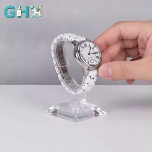 GHX 5 Pa Không Lắp Ráp Đồng Hồ Hiển Thị Đứng Trong Suốt Braet Viền Mịn Vòng Tay Màn Hình Chống Đỡ Cho Bộ Sưu Tập Nhà Màn Hình VN