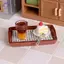 HFTOY 1 / 2 Bộ Nhà Búp Bê Thu Nhỏ Sumilation Bánh Trà Sữa Mini Có Đĩa Cho Bé Giả Vờ Chơi Đồ Chơi ~