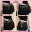 MYPANDA Mặt dây chuyền pha lê Dây thắt lưng cho nữ Pentagram Kim cương giả Ngọc trai Thắt lưng trang sức Bling sành điệu cho bữa tiệc đêm ăn mặc.