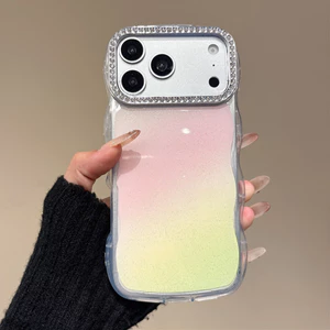 Ốp điện thoại chuyển màu lấp lánh cho iPhone 17 Pro Max 16 15 14 13 Vỏ bảo vệ chống sốc