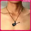 JASMINE Ngôi Sao Mặt Dây Chuyền Vintage Nelace Punk Ngôi Sao Choker Ro Cuộn Guitar Lớp Nelace Dành Cho Nữ Eboy Egirl Thanh Dự Tiệc Trang Sức JASMINE