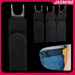 JASMINE Buleless Thắt Lưng Móc Kim Loại Có Thể Điều Chỉnh Thắt Lưng Co Giãn Unisex Bule-Free Vô Hình Thắt Lưng Đóng Cửa Cho Công Việc Ngoài Trời JASMINE