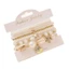 CQCJ 7 Cái / bộ Vòng Tay Lớp, Vỏ Biển Sao Biển Charm Vòng Tay Xếp Chồng Lên Nhau, Thiết Kế Lớp Giả Gạo Đính Hạt Vỏ Vòng Tay Quyến Rũ Đi Biển Ngày Lễ
