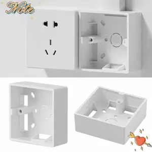 Hộp lắp đặt công tắc NOTE1, Hộp ổ cắm công tắc PVC 33 / 50mm, Hộp trang phục nối 86 loại