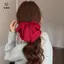 Kẹp Tóc Nơ Ngọc Trai Đỏ Hàn Quốc Kẹp Tóc Cá Mập Kẹp Tóc Kẹp Tóc Kẹp Mùa Xuân Thời Trang Đuôi Ngựa Barrettes Phụ Kiện Tóc [Mina]