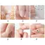 Trong Kho 10 Sheets/240Pcs Hai Mặt Giả Móng Tay Nghệ Thuật Dính Băng Keo Sticker DIY Cá Tuyết