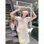 Cotton Jacquard Slimer Look Top Mùa hè Phong cách Hàn Quốc Phong cách Nhật Bản Trang trí ren nhẹ nhàng Áo ngắn tay