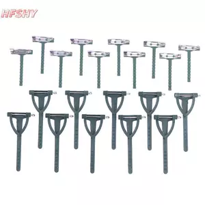 HFSHY 10 Cái DIY Nghệ Thuật Cây Hoa Thổ Cẩm Giá Đỡ Kẹp Cố Định Hình Chữ T Tam Giác Pin Chất Liệu Cưới Trang Sức Làm Đồ Dùng Phụ Kiện VN