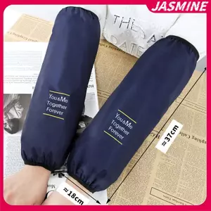 JASMINE Chống Thấm Nước Công Việc Nhà Vệ Sinh Tay Áo Thiết Thực PVC Chống Bẩn Chống Thấm Nước Tay Áo Vòng Tay Bao Tay JASMINE