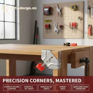 GE Di Động Có Thể Điều Chỉnh 90 Độ Góc Phải Kẹp Bền Chế Biến Gỗ Kẹp Cho Khung Hình Chế Biến Gỗ DIY Dự Án VN