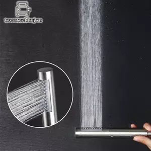 Đầu vòi hoa sen cầm tay hình trụ bằng thép không gỉ Tweedhuj Khách sạn Phòng tắm gia đình Bộ vòi hoa sen đa năng VN