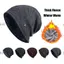 JUIC Mũ ấm áp mùa đông ngoài trời Skullies Mũ lông cừu dày Gorros rắn
