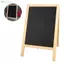 Bảng đen YOLOGO dạng A khung gỗ 30*19cm, bảng phấn hai mặt, bảng mini ghi thông báo hoạt động/đám cưới