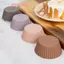 4 / 8 / 12 Miếng Lót Cốc Silicon Muffin Khuôn Bánh Cupcake Chịu Nhiệt Độ Cao Tái Sử Dụng Nướng Bánh Cưới Trang Trí Tiệc Sinh Nhật