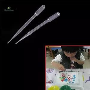 100 Chiếc 3ML Trong Suốt Nhỏ Giọt An Toàn Dùng Một Lần Tốt Nghiệp Nhỏ Giọt