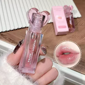 Plumping Jelly Lip Gloss Dưỡng Ẩm Lâu Dài Trong Suốt Dầu Môi Nước Gương Đào Son Môi Nữ Môi Trang Điểm Mỹ Phẩm