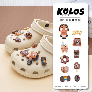 Phụ Kiện Giày Lỗ Sơ Sinh Khóc Cho Bé Giày Hoa Sáng Tạo Dễ Thương Khóa Giày Có Thể Tháo Rời Khóa Giày Lỗ Khóa Giày Busch Khóa Giày Zhibixing ins Giày Trang Trí Giày Hoa